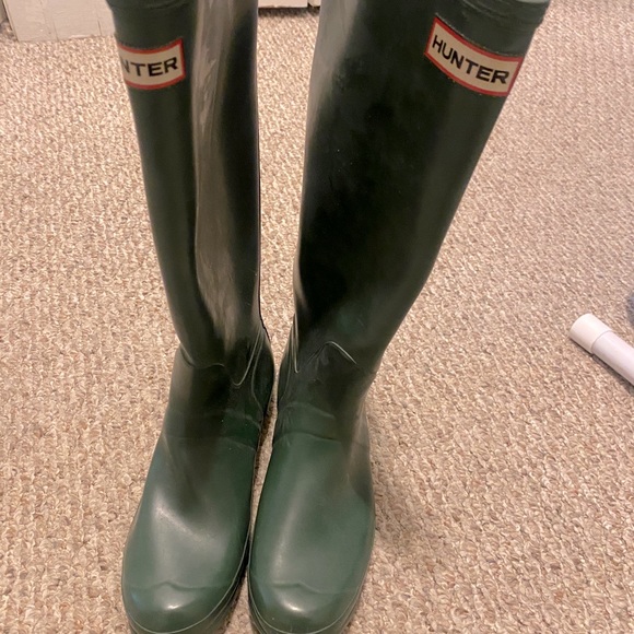 Hunter Shoes - Hunter boots, green, size womens 8. Great condition!